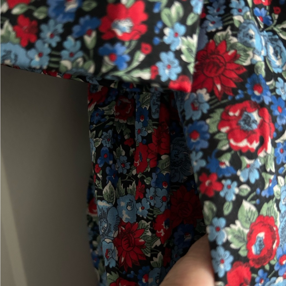 NWT Tuckernuck Royal Shirt Dress Queens Garden Floral Size Small - Picture 7 of 7